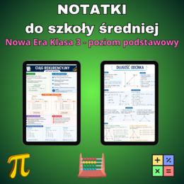 Notatki z matematyki do 3 klasy - Nowa Era 3P