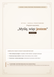 Program nauczania Etyka nowa podstawa programowa
