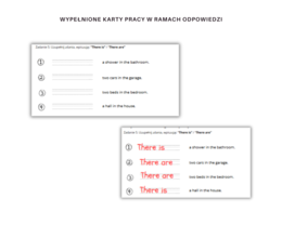 Kids Can 2 Unit 2 Klasa Druga Rodział Drugi Dodatkowe Zadania Ćwiczenia Powtórzenie Nazwy pomieszczeń w domu i mebli Karty Pracy