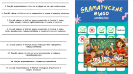 GRAmatyczne BINGO Mistrzów dla uczniów klas 4-8