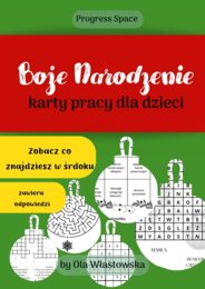 Zestaw kart pracy dla dzieci - Boże Narodzenie