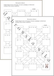 Równaniowy labirynt