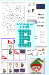 LITERA E - KARTY PRACY