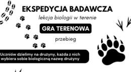 Lekcja biologii w terenie "Ekspedycja badawcza" dla klas 4-6