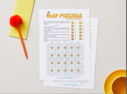 "Złap pszczołę" - gra na dzielenie ułamków