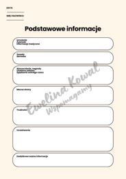 Karta informacji o dziecku