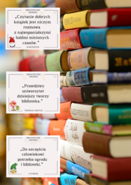 Biblioteczne iskierki - cytaty
