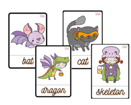 Karty Obrazkowe Halloween Flashcards