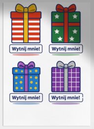 Wycinanka „Prezenty pod choinką”