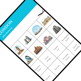 London Landmarks Flashcards - Karty obrazkowe z zabytkami i atrakcjami Londynu