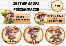 ZESTAW GRUPOWY GRUPA "POSZUKIWACZE"