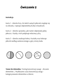 Ćwiczenia rozwijające koncentrację uwagi i pracę mózgu