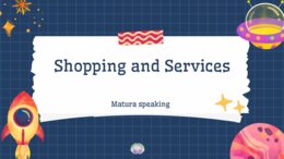 🛍️ Speaking Practice – Shopping and Services (Matura Speaking Pack) 💬 (materiał konwersacyjny, poziom B1/B2, 23 strony)matura ustna, zakupy, usługi, reklama, konwersacje po angielsku, angielski B1 B2, pytania maturalne, speaking matura, symulacje egzamin