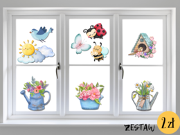 DWUSTRONNE ILUSTACJE - WIOSNA