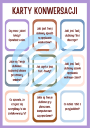 Karty Konwersacji – Niezbędne Narzędzie na Zajęcia Wychowawcze i Integracyjne