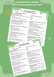 Zaczarowany ogród - test ze znajomości lektury