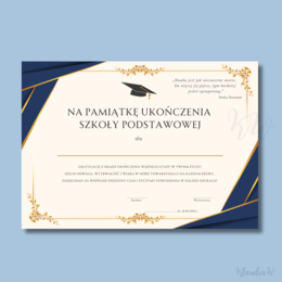 Wklejki - Ukończenie Szkoły Podstawowej