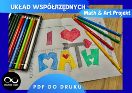 Układ Współrzędnych (zaznaczanie punktów) – I love Math. Matematyka + Sztuka na Walentynki.