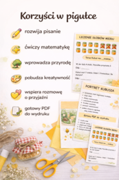 Kubuś Puchatek w Stumilowym Lesie – pakiet 20 kart pracy dla klas 1–3