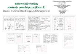 Zimowe karty pracy edukacja polonistyczna (klasa 2) pdf