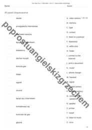 Repetytorium Ósmoklasisty cz. 2 (Macmillan) – Unit 12 (4) – testy