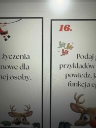 Kalendarz adwentowy- kl. 4