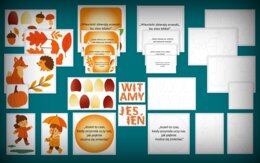 Gazetka jesienna na tablicę