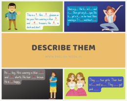 Describe the person - opis wyglądu