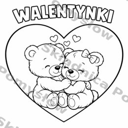 Pakiet WALENTYNKI: fotoramka + plakat XL + napis/girlanda + kolorowanki serca (PDF A4, dekoracja, gazetka)