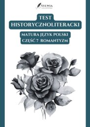📃Test historycznoliteracki – język polski – matura Romantyzm