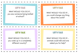 Conversation game for speaking practice - second conditional