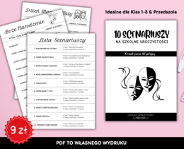 ZESTAW 10 GOTOWYCH SCENARIUSZY  NA RÓŻNE  OKAZJE 🌺❤️🌷