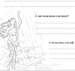 Baśń o bursztynowej koronie - karta pracy.