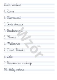 Czytanie ze zrozumieniem dla klasy I