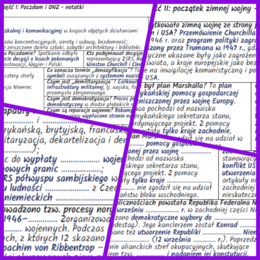 Nowy ład europejski i początek zimnej wojny – zestaw dwóch notatek i kart pracy