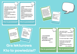 Gra lekturowa - Kto to powiedział?