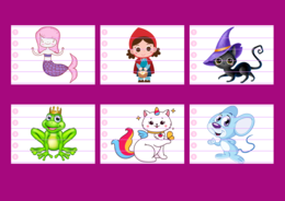 DZIEŃ POSTACI Z BAJEK – PUZZLE – biblioteka – świetlica – przedszkole – 12 wersji