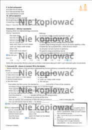 Karta pracy z czytanką "The Secret Behind the Mask" słownictwo: emocje i osobowość B1