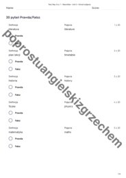 Repetytorium Ósmoklasisty cz. 1 (Macmillan) – Unit 3 – testy