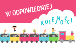W ODPOWIEDNIEJ KOLEJNOŚCI - ćwiczenie W PODSKOKACH | PRZEDSZKOLE
