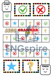 LEGO Grammar Fun – Present Simple, to be i can w formie gry