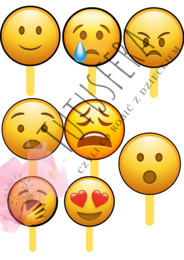 Lizaki emotikony - emocje