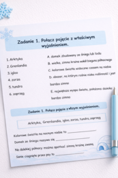 Słownictwo arktyczne [Kartkówka]