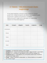 Ćwiczenia z liczeniem śladu węglowego