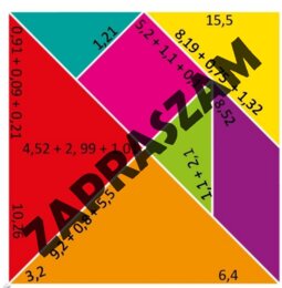 Tangram - dodawanie ułamków dziesiętnych