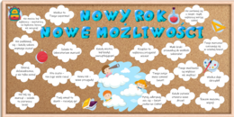 Gazetka - Nowy rok - nowe możliwości || Rozpoczęcie roku szkolnego