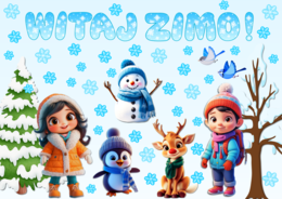 ❄️ WITAJ ZIMO - DEKORACJA ❄️