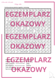 Kolorowanka kodowanka - rodzaje kątów (pies pluto)