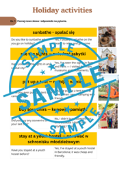 Brainy 7 Unit 3 - grammar and speaking practise - Karty Pracy - Holiday Activities and Accommodation