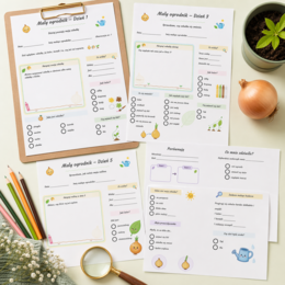 Mały ogrodnik - karta obserwacji cebulki